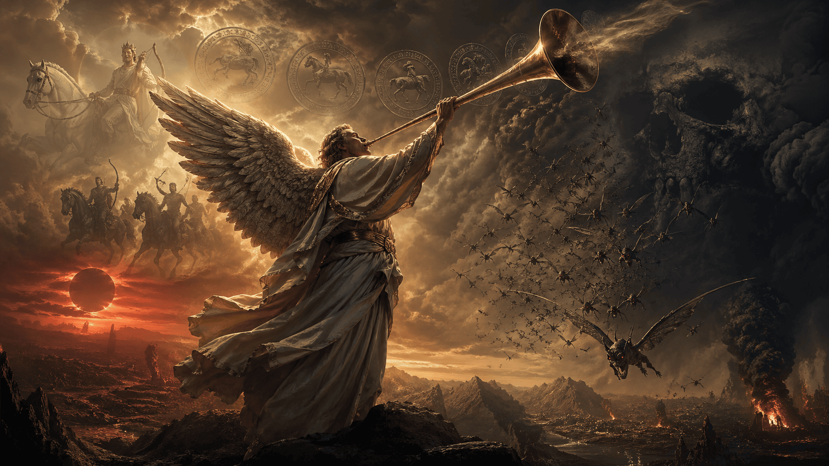 The fifth and sixth trumpets of Revelation 9 — historicist defense of the Saracen and Ottoman fulfillments